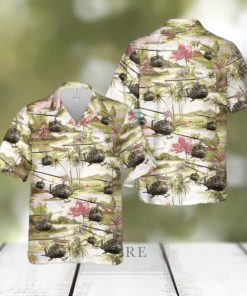 Us Army Bell Uh 1 Huey Hawaiian Shirt