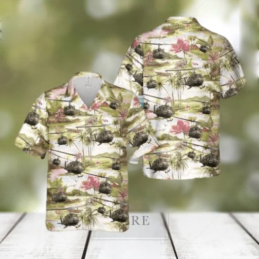 Us Army Bell Uh 1 Huey Hawaiian Shirt