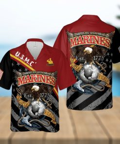 Us Marine Corps Semper Fidelis Hawaiian shirt