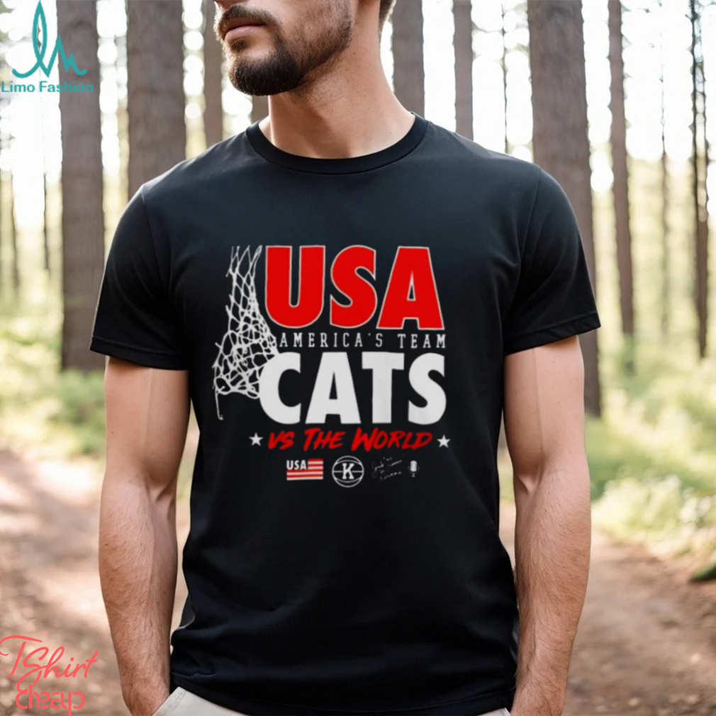 Usa america's team cats vs the world Shirt - Limotees