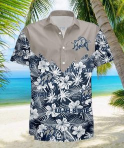 Utah State Aggies 3D Hawaiian Shirt Tropical Seamless NCAA