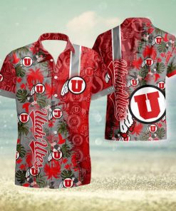 Utah Utes Ncaa Summer Design 2 Set 3D Hawaiian Shirt And Short Gift For Men And Women