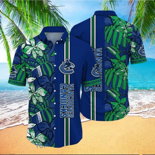 Vancouver Canucks NHL Flower Hawaiian Shirt Unique Gift For Fans hawaiian shirt