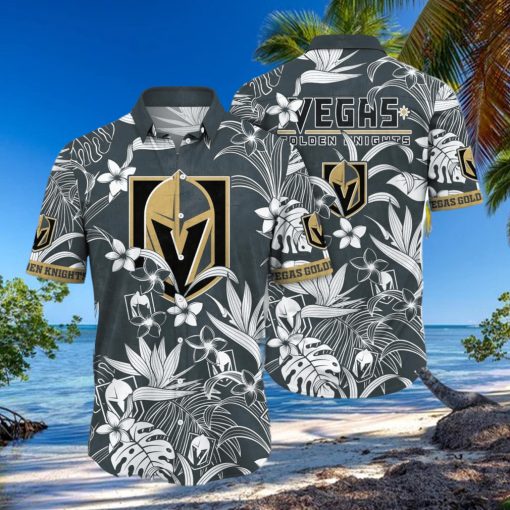 Vegas Golden Knights NHL Flower Hawaiian Shirt For Men Women Impressive Gift For Fans hawaiian shirt