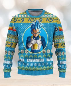 Vegeta Anime Dragon Ball Z Xmas Ugly Christmas Sweater Gift For Men Women