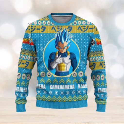 Vegeta Anime Dragon Ball Z Xmas Ugly Christmas Sweater Gift For Men Women