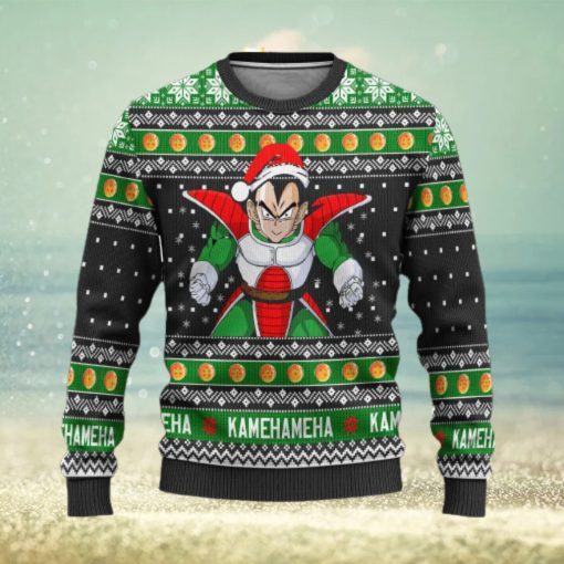 Vegeta Dragon Ball Anime Xmas Ugly Christmas Sweater Gift For Men Women