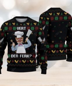 Vert Der Ferk Ugly Christmas Sweater Gift For Holiday Funny Christmas