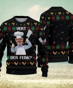 Vert Der Ferk Ugly Christmas Sweater Gift For Holiday Funny Christmas