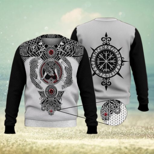 Viking Odin Tattoo 3D Printed Shirt 3D Ugly Sweater Christmas Gift Sweater