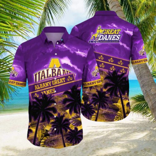 Vintage Aloha NCAA Albany Great Danes Hawaiian Shirt Summer Holiday Gift hawaiian shirt