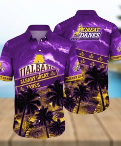 Vintage Aloha NCAA Albany Great Danes Hawaiian Shirt Summer Holiday Gift