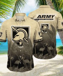 Vintage Aloha NCAA Army Black Knights Hawaiian Shirt Beach Lovers Gift