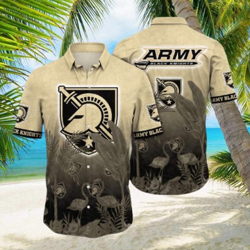 Vintage Aloha NCAA Army Black Knights Hawaiian Shirt Beach Lovers Gift