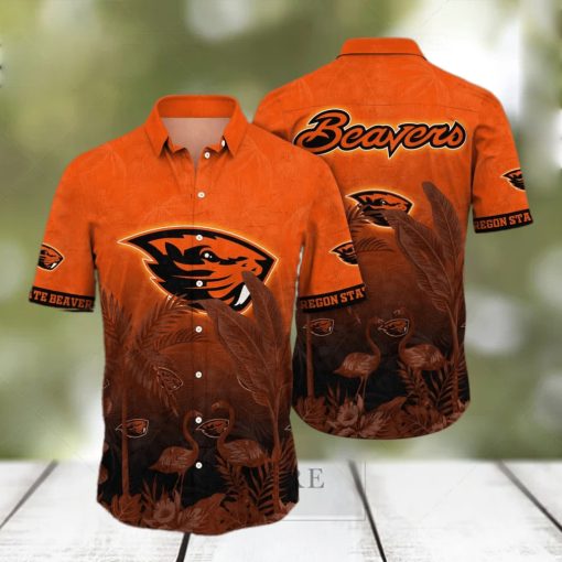 Vintage Aloha NCAA Oregon State Beavers Hawaiian Shirt