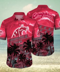 Vintage Aloha NCAA Washington State Cougars Hawaiian Shirt Practical Beach Gift