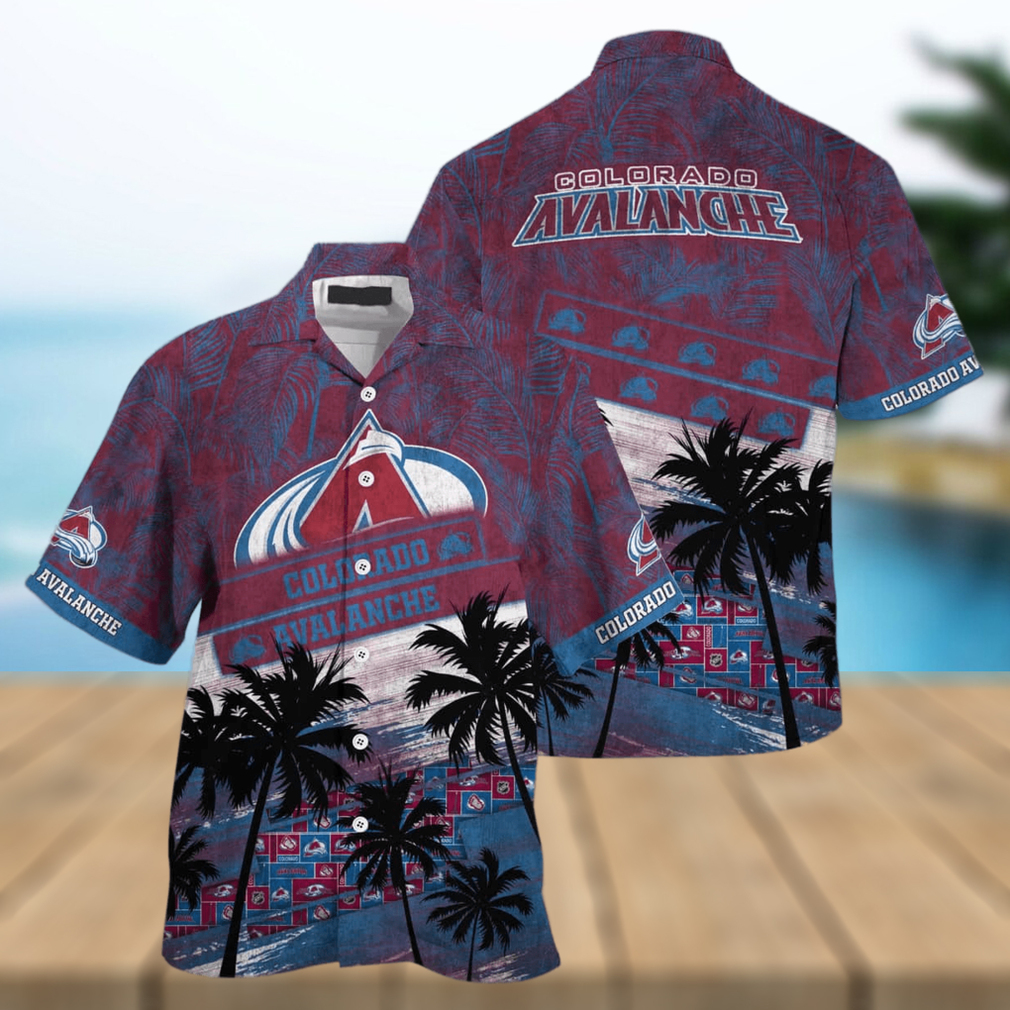 Colorado Avalanche NHL Flower Hawaiian Shirt Best Gift For Men And