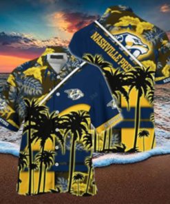 Vintage Aloha NHL Nashville Predators Hawaiian Shirt Beach Gift For Him