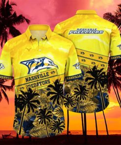 Vintage Aloha NHL Nashville Predators Hawaiian Shirt