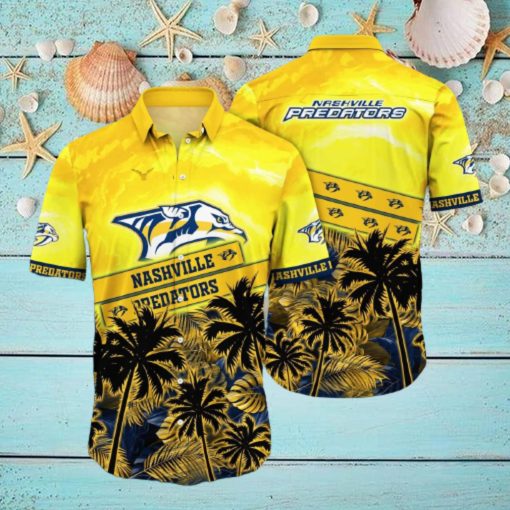 Vintage Aloha NHL Nashville Predators Hawaiian Shirt