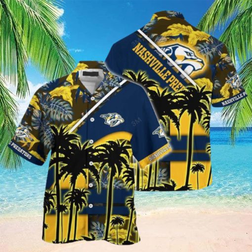 Vintage Aloha NHL Nashville Predators Hawaiian Shirts