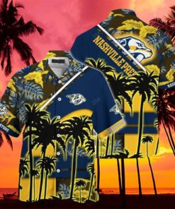 Vintage Aloha NHL Nashville Predators Hawaiian Shirts