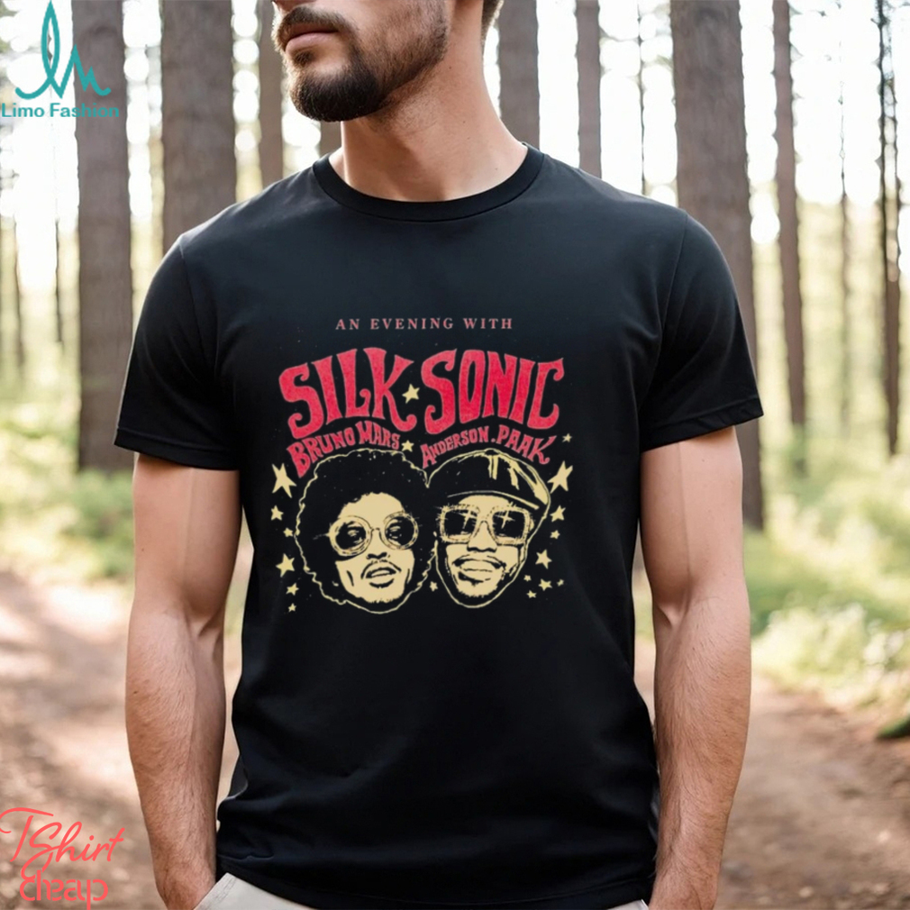 Camiseta Baby look Silk Sonic - Bruno Mars e Anderson Paak - Música - Show  - Pop - Moda