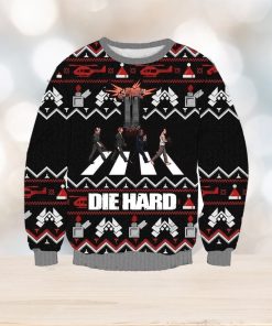 Vintage Die Hard Knitted Ugly Knitted Whiskey Christmas 3D Sweater For Men And Women