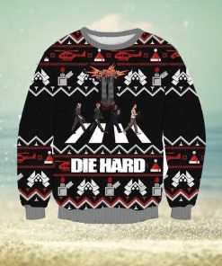 Vintage Die Hard Knitted Ugly Knitted Whiskey Christmas 3D Sweater For Men And Women