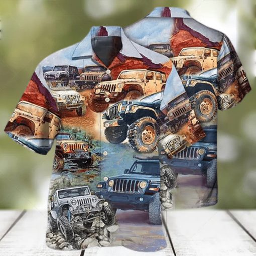 Vintage Jeep Hawaiian Shirt