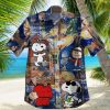 LIU Sharks Hawaiian Shirt Camouflage NCAA Summer Custom Number hawaiian shirt