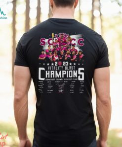 Vitality Blast 2023 Champions Cricket League Signatures shirt