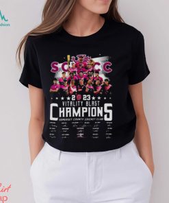 Vitality Blast 2023 Champions Cricket League Signatures shirt