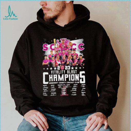 Vitality Blast 2023 Champions Cricket League Tshirt