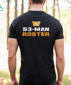 Washington Commanders 53-Man Roster Shirt, hoodie, sweater, long