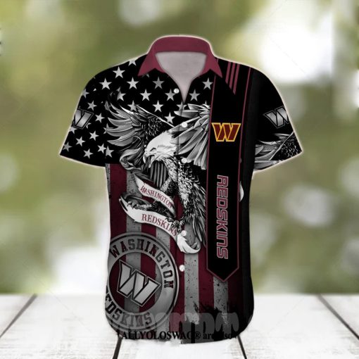 Washington Commanders NFL Custom Unisex 3D Pocket Hawaiian Shirt