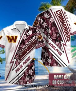 Washington Commanders NFL For Fans 3D Hawaiian Button Shirt