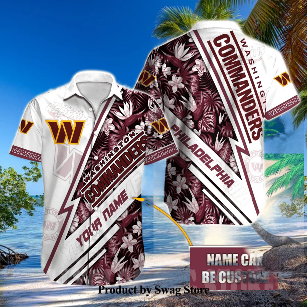 SALE] Washington Commanders Personalized NFL Jersey Hoodie 3D