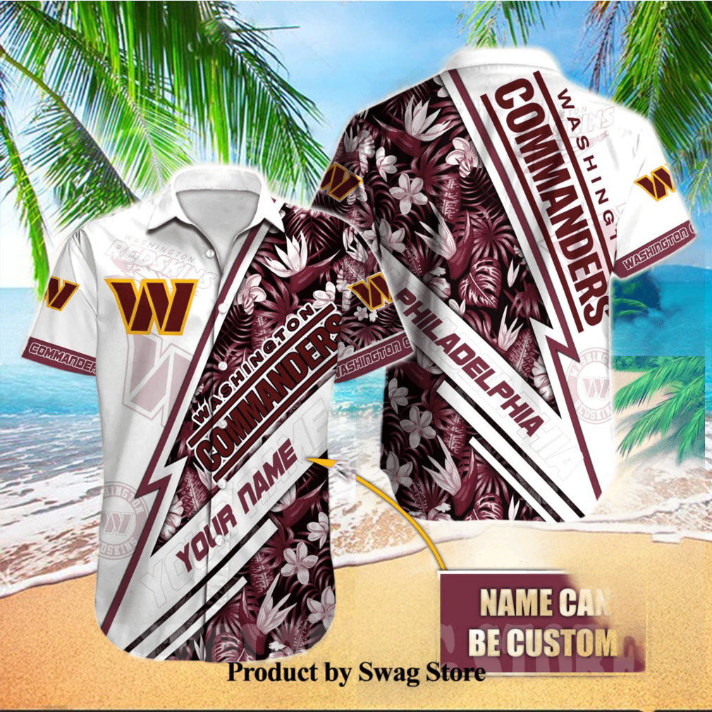 Washington Commanders NFL For Fan Hawaiian Shirt - Limotees