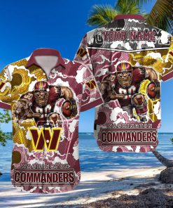 Washington Commanders Hawaiian Shirt All Over Print - T-shirts Low