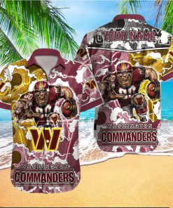 Washington Commanders NFL Full Printing Hawaiian Aloha Shirt