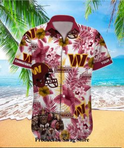 Washington Commanders NFL Hawaiian Aloha Shirt