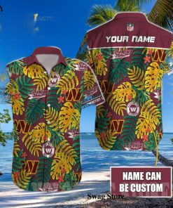 Washington Commanders NFL Unisex All Over Printed Personalized Hawaii Shirt