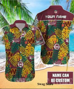 Washington Commanders NFL Unisex All Over Printed Personalized Hawaii Shirt