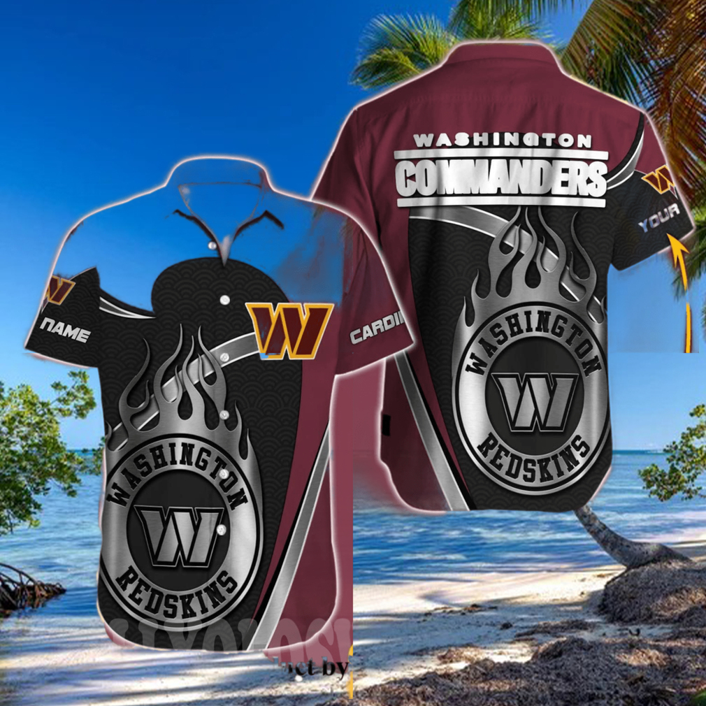 Washington Commanders NFL For Fans 3D Hawaiian Button Shirt - Limotees