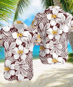 Washington Football Flower Pattern Hawaiian Shirt