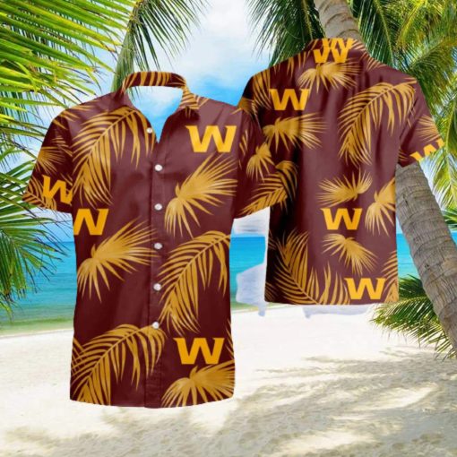 Washington Football Team Flower Set 3D Hawaiian Shirt And Short Gift For Men And Women