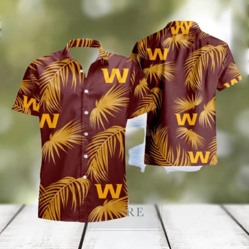 Washington Football Team Flower Set 3D Hawaiian Shirt And Short Gift For Men And Women