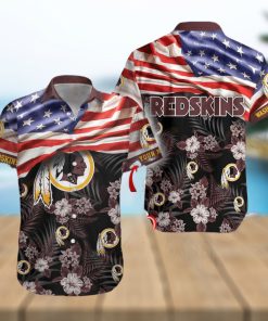 Washington Redskinds Custom Name NFL Hawaiian Shirt And Shorts Gift For Men And Women Fans