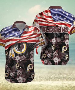 Washington Redskinds Custom Name NFL Hawaiian Shirt And Shorts Gift For Men And Women Fans